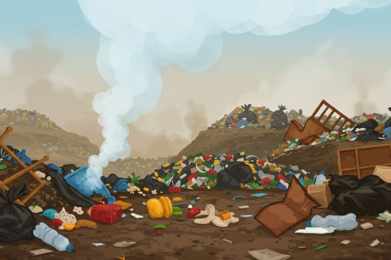 Analysis of the Hidden Costs Behind Methane Emissions From Landfills