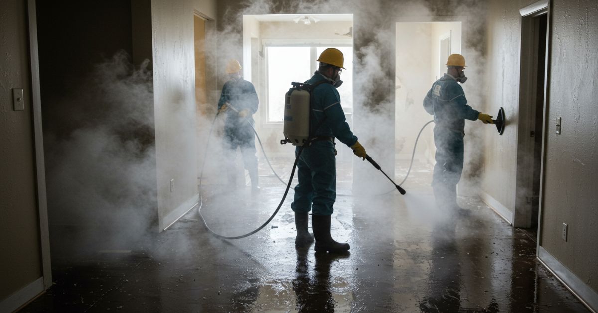 Steam Team Tackles Mold Growth After Water Incidents